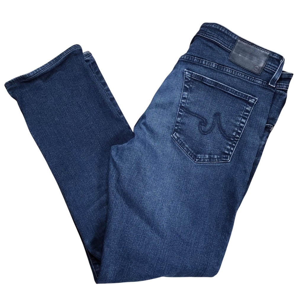 AG Adriano Goldschmied Jeans Mens Size 34x31 Blue The Everett Slim Straight